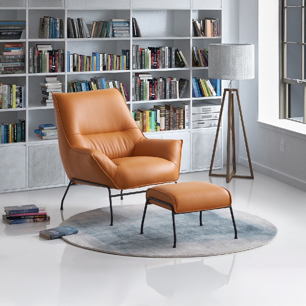 Acme Jabel Accent Chair & Ottoman Model AC02383