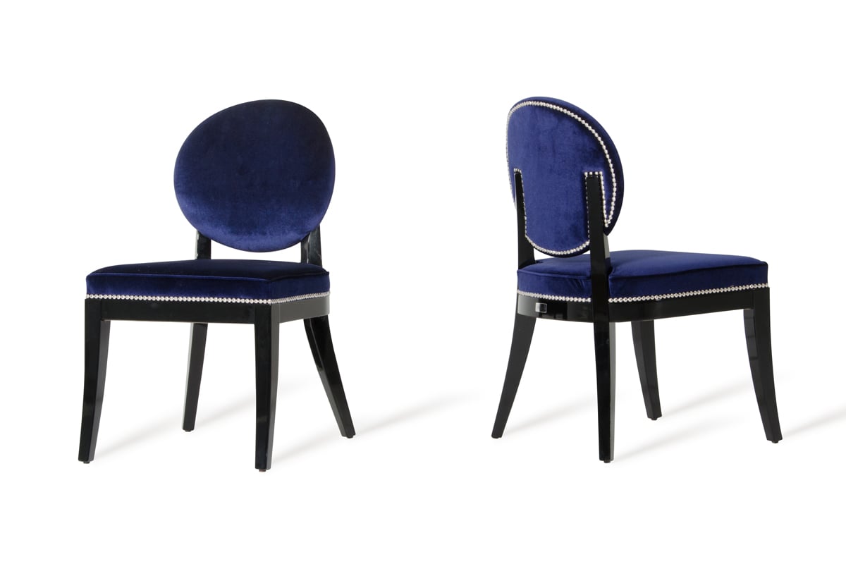 LA Furniture Isabella Modern Blue Dining Chair (Set of 2) VGUNAK011-2 Contemporary Style by Vig Furnitrue Number 72861Z Catch Home Goods