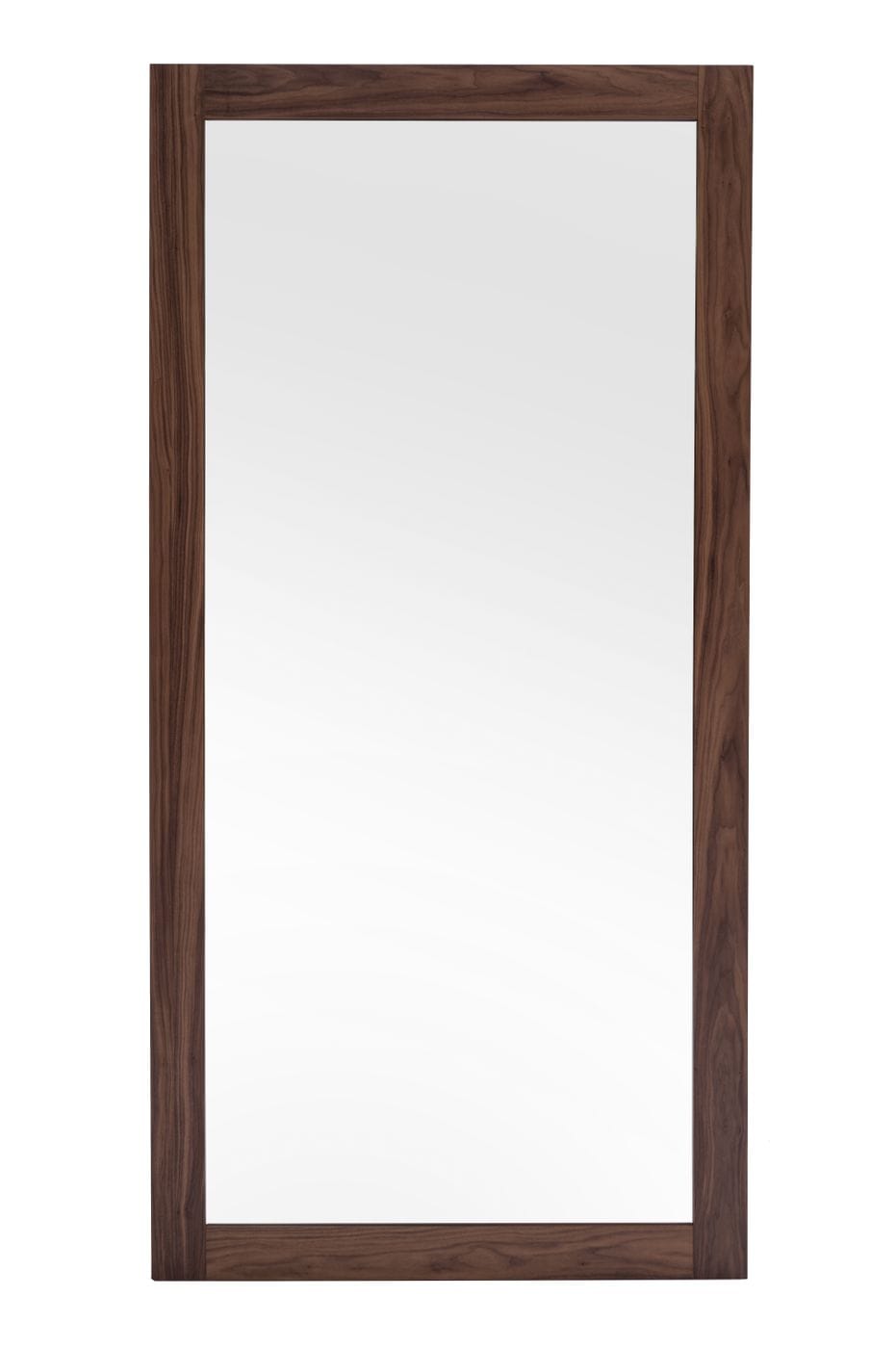 LA Furniture Amberlie Modern Walnut Floor Mirror VGMABR-96-WAL-MIR Contemporary Style by Vig Furnitrue Number 78844 Catch Home Goods