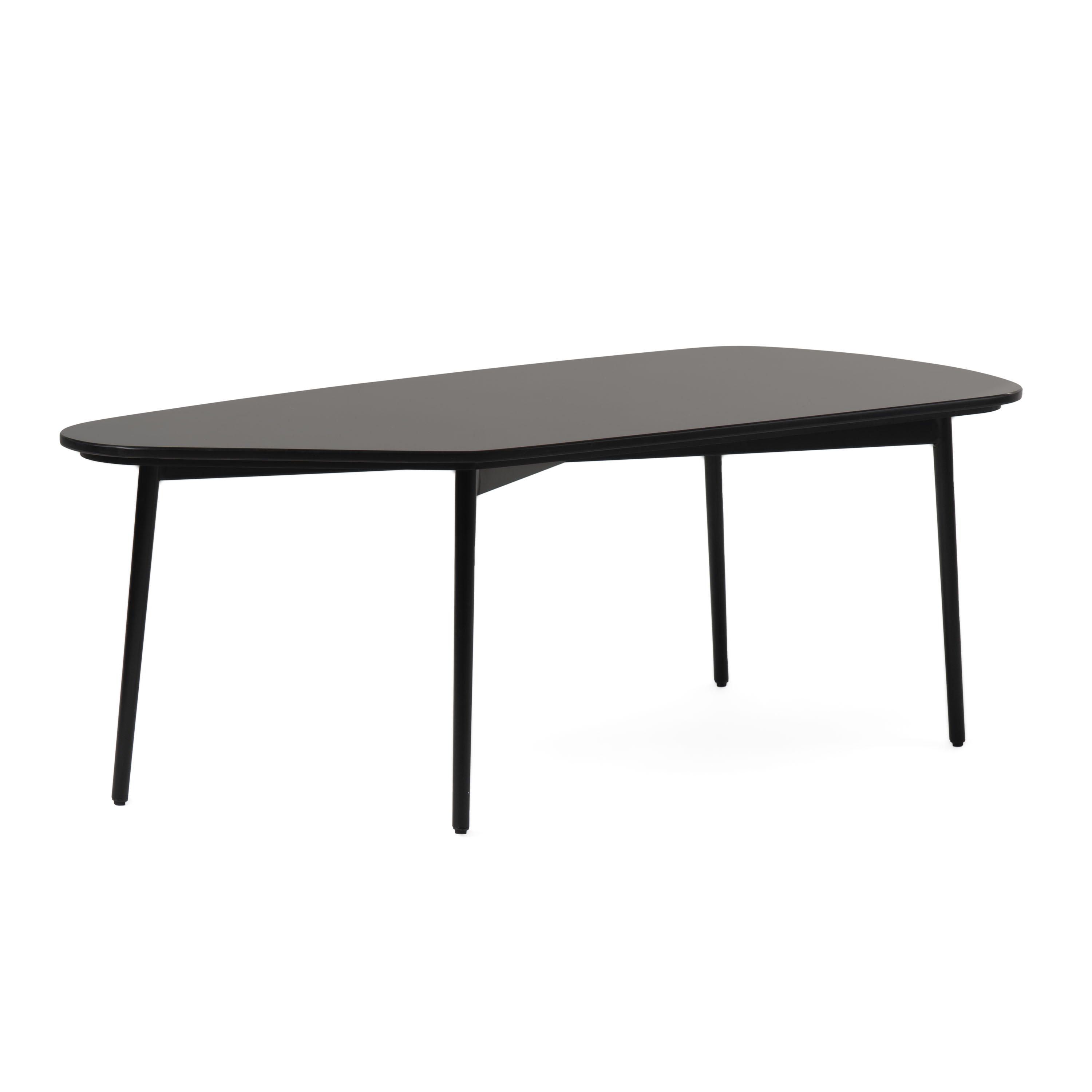 LA Furniture Andros Black Marble + Black Metal Coffee Table VGGMM-CT-1582-BLK-CT Contemporary Style by Vig Furnitrue Number 79104 Catch Home Goods