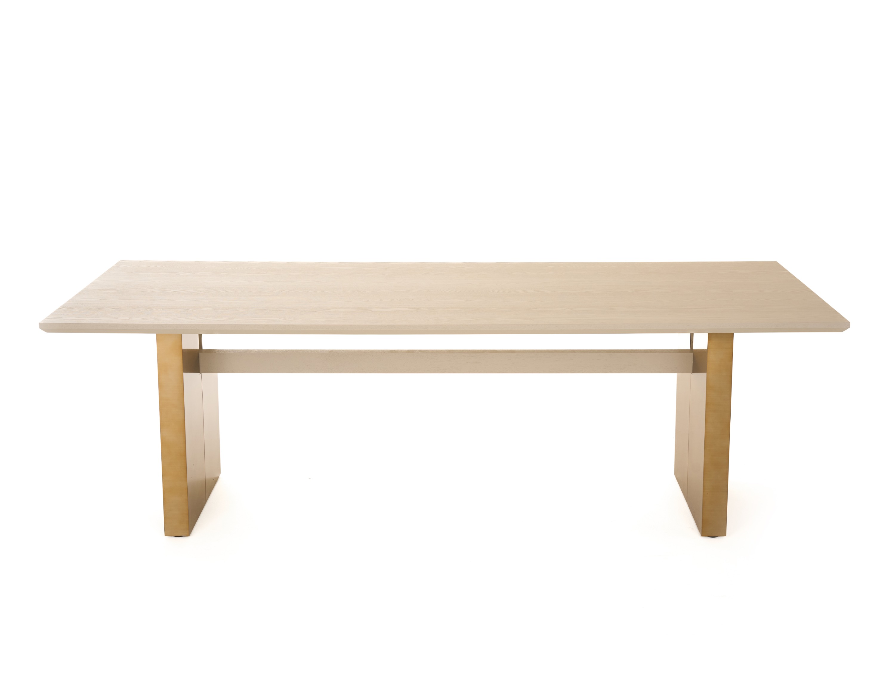 LA Furniture Angus Modern Cream Ash + Gold Dining Table VGGM-DT-1723 Contemporary Style by Vig Furnitrue Number 81739A Catch Home Goods