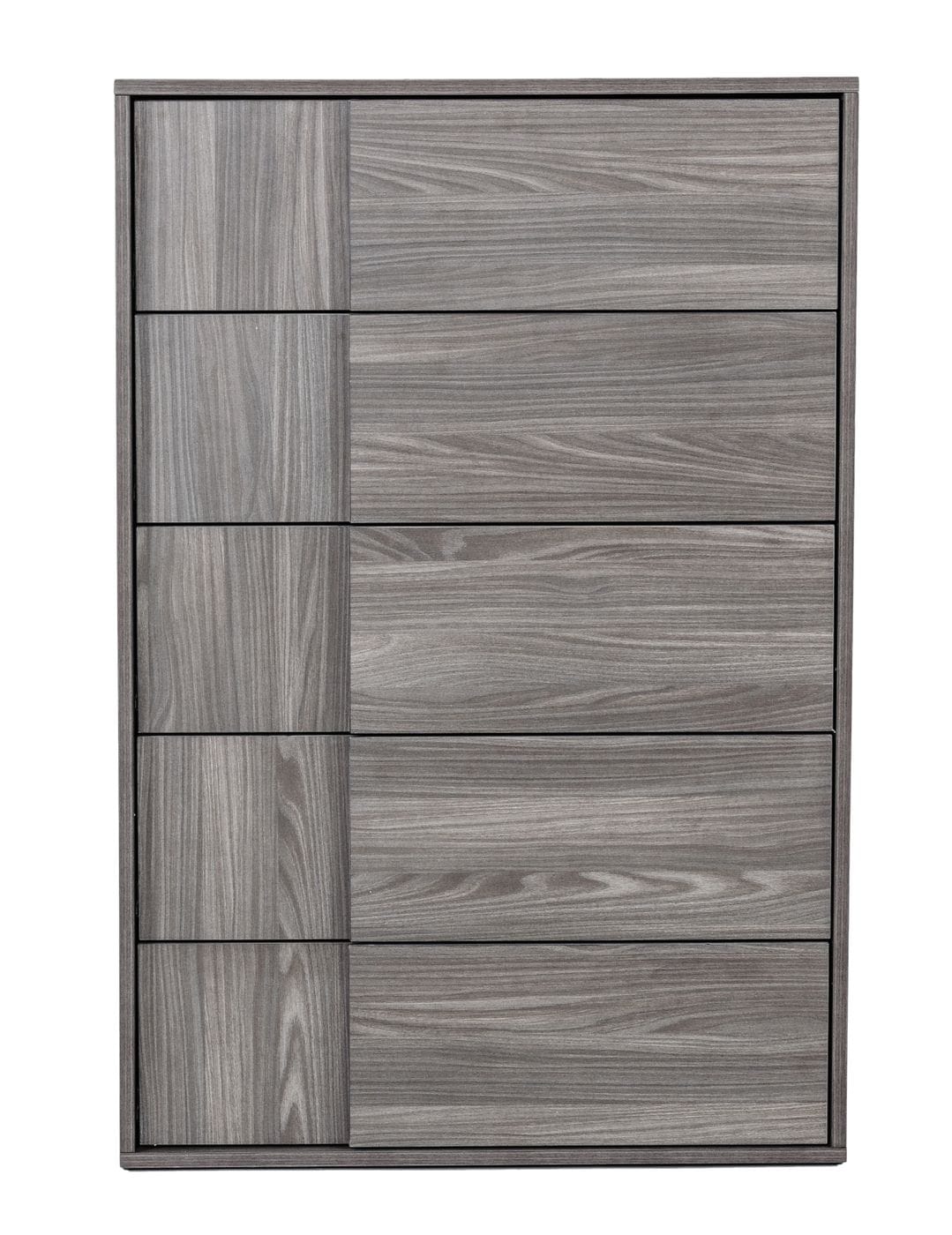 LA Furniture Asus Italian Modern Elm Grey Chest VGACASUS-CHEST-GRY-1 Contemporary Style by Vig Furnitrue Number 76498 Catch Home Goods
