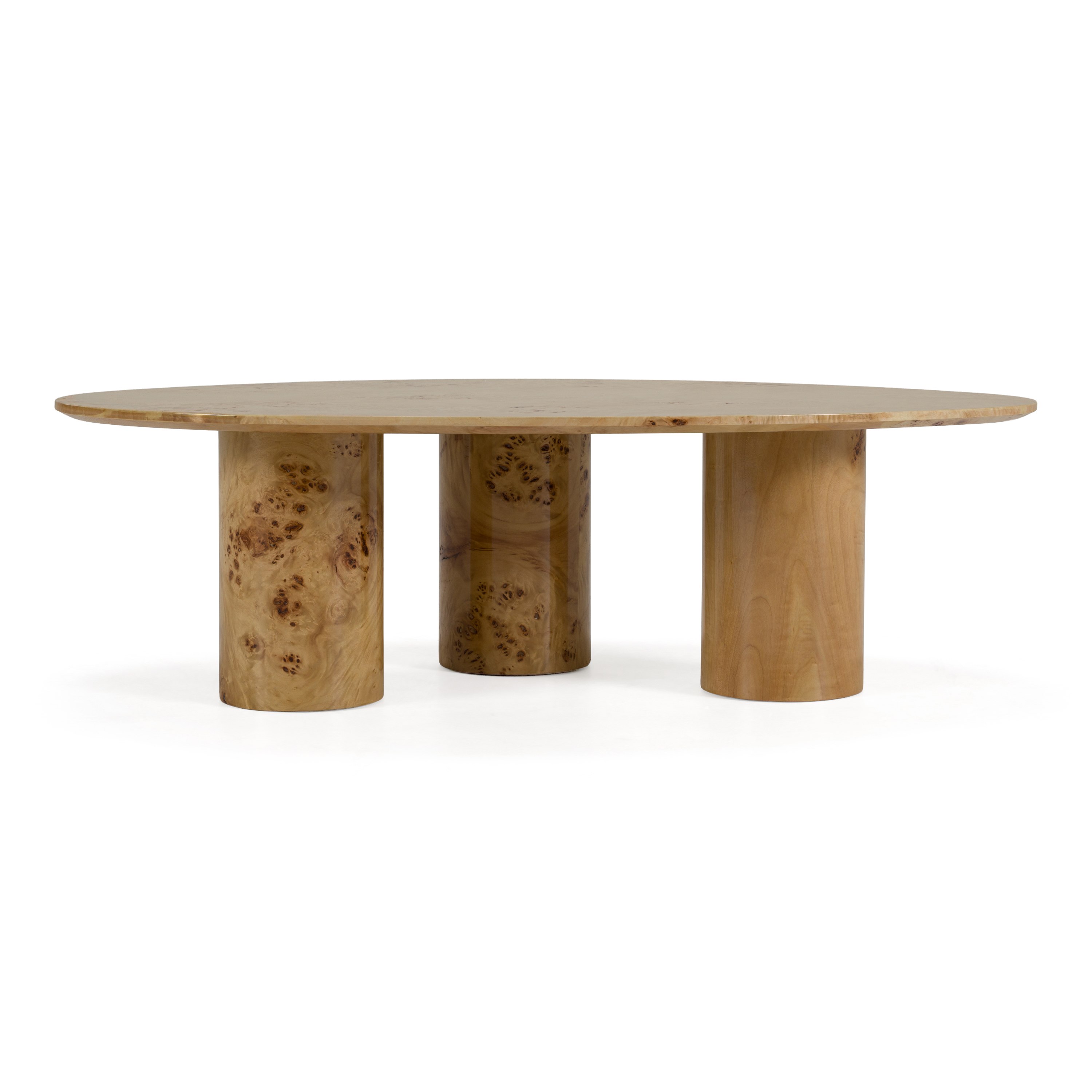 LA Furniture Avril Modern Burl Freeform Coffee Table VGDW-J5916 Contemporary Style by Vig Furnitrue Number 82792A Catch Home Goods