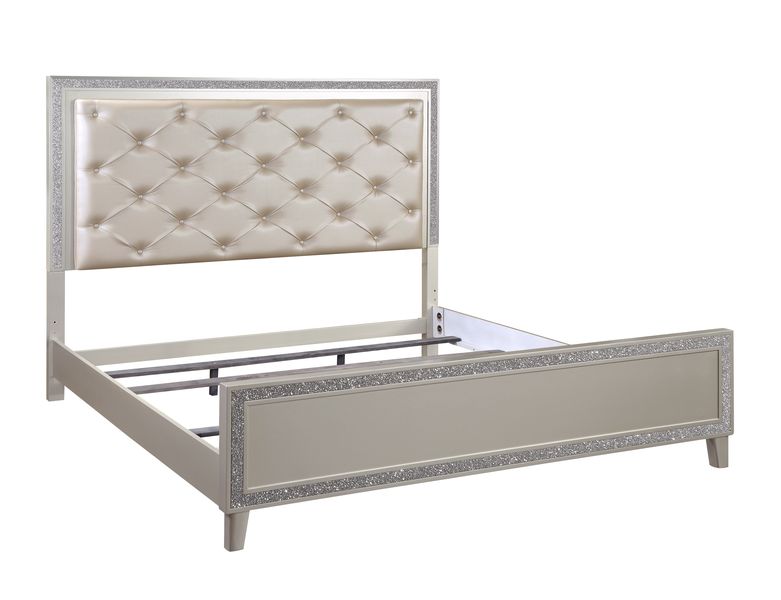 Acme Sliverfluff Queen Bed with Led Model BD00239Q