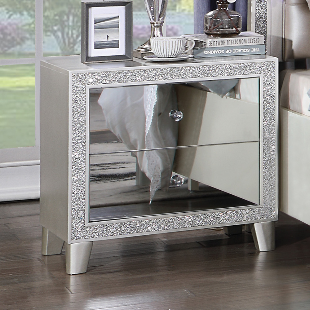 Acme Sliverfluff Nightstand Model BD00243