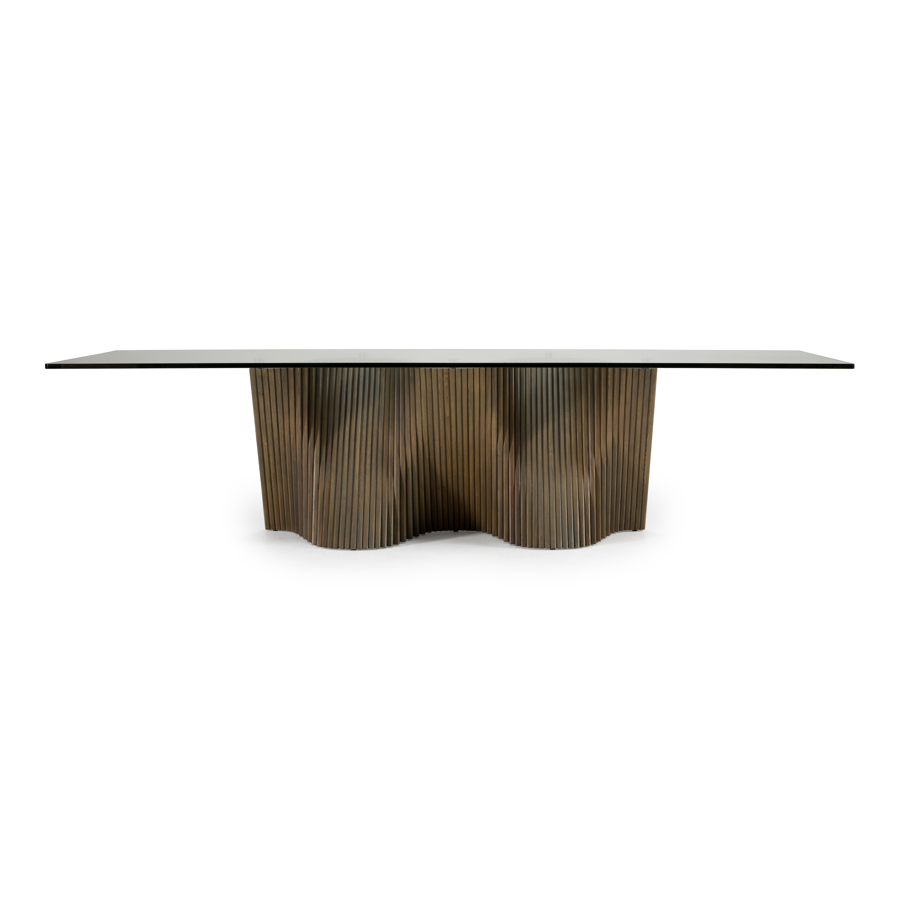 LA Furniture Byer Modern Glass + Grey Ash Dining Table VGCS-DT-21004-GRY Contemporary Style by Vig Furnitrue Number 83281 Catch Home Goods