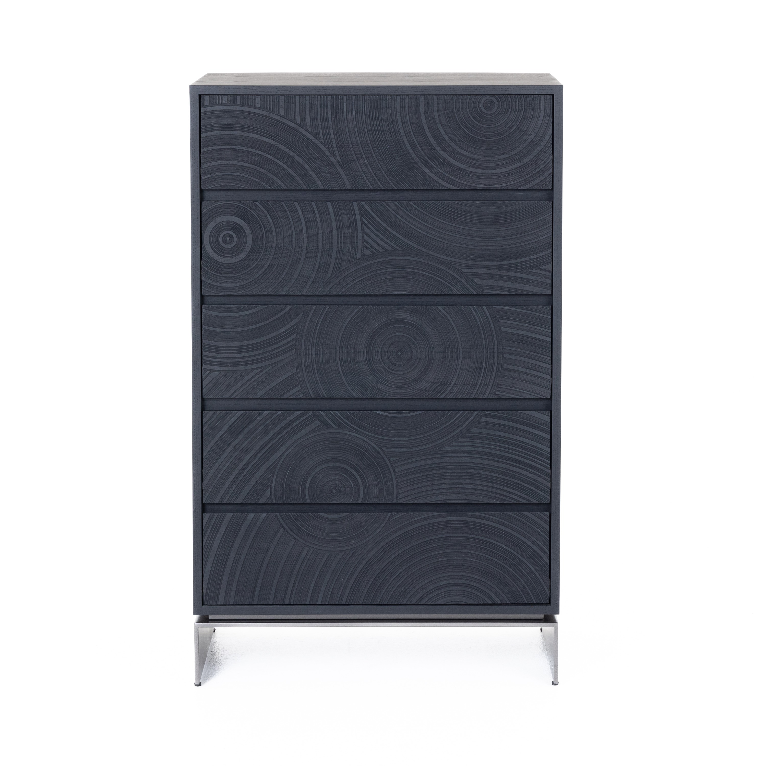 LA Furniture Cirque Modern Black Ash Chest VGVC-J2368-5H Contemporary Style by Vig Furnitrue Number 81575 Catch Home Goods