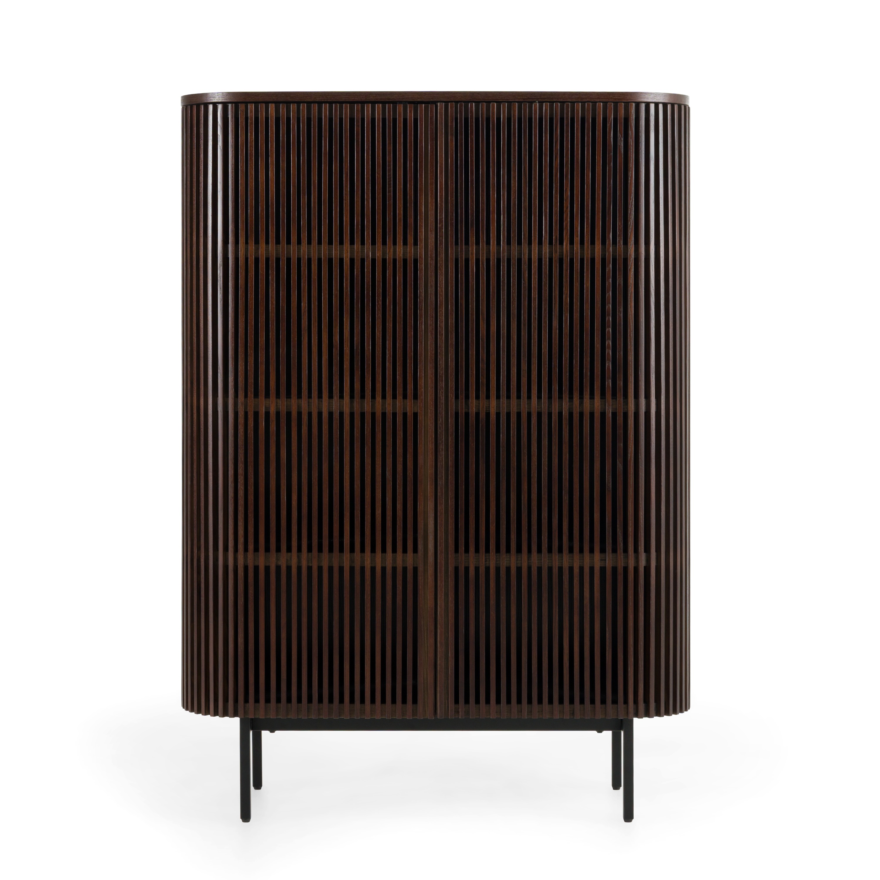 LA Furniture Clifton Modern Smoked Ash Tall Buffet VGDW-DW2013-SMK Contemporary Style by Vig Furnitrue Number 82609 Catch Home Goods