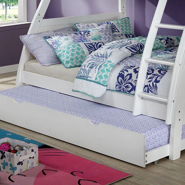 Furniture Of America Hoople Transitional White Trundle Model CM-BK963WH-TR
