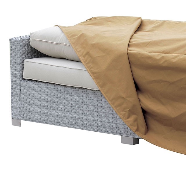 Furniture Of America Boyle Transitional Light Brown Dust Cover For Sofa Model CM-OS1998