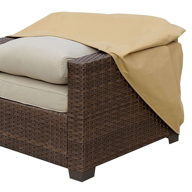 Furniture Of America Boyle Transitional Light Brown Dust Cover For Sofa Model CM-OS1999-Dust Cover For Chair - Small