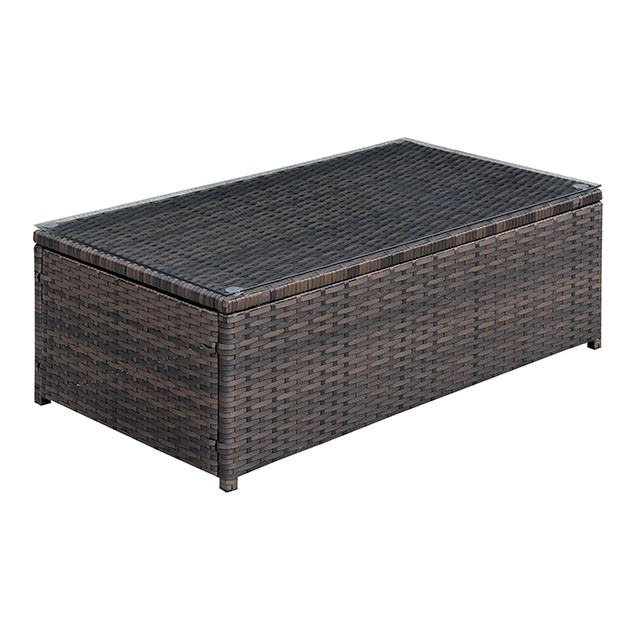 Furniture Of America Ilona Contemporary Brown/Beige Coffee Table Model CM-OS2136-F