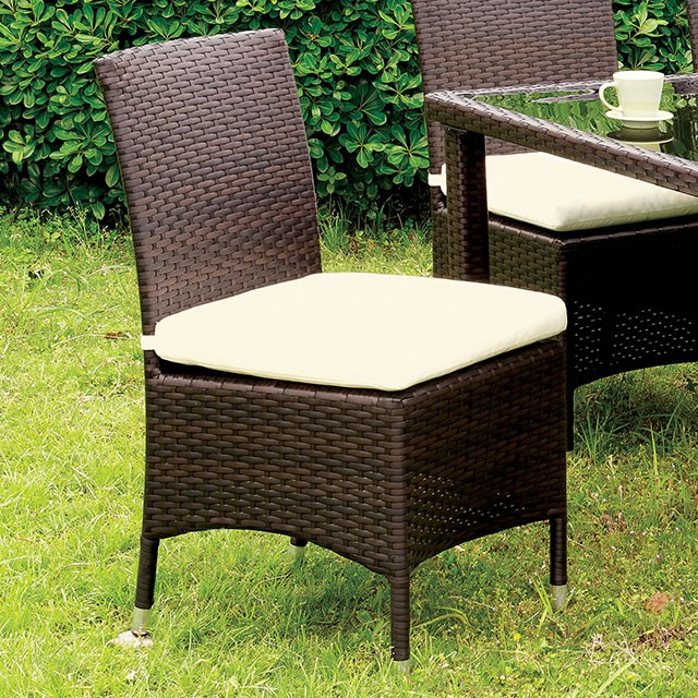 Furniture Of America Comidore Contemporary White Side Chair (2/Box) Model CM-OT1824WH-SC-2PK