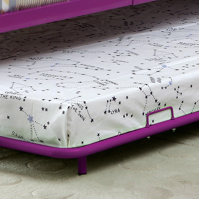 Furniture Of America Rainbow Contemporary Purple Trundle Model CM-TR1032PR