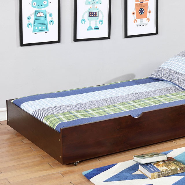 Furniture Of America Grano Transitional Dark Walnut Trundle Model FM-TR453-ES