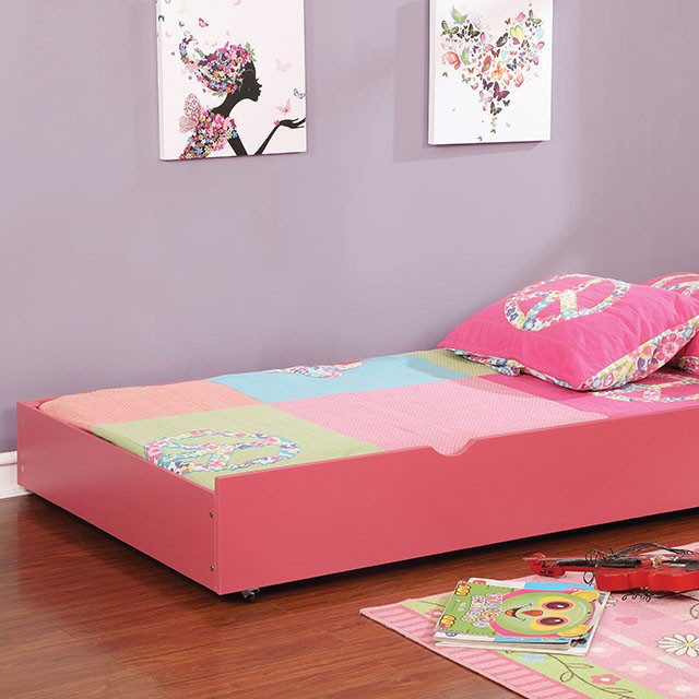 Furniture Of America Grano Transitional Pink Trundle Model CM-TR453-PK