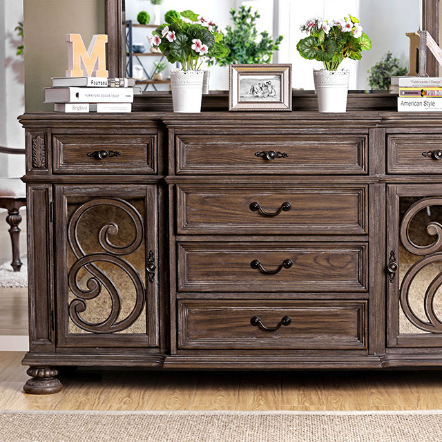 Furniture Of America Arcadia Rustic Rustic Natural Tone Server Model CM3150SV