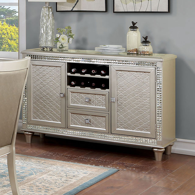 Furniture Of America Adelina Transitional Champagne Server Model CM3158SV