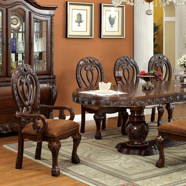 Furniture Of America Wyndmere Traditional Cherry Dining Table Model CM3186CH-T-TABLE