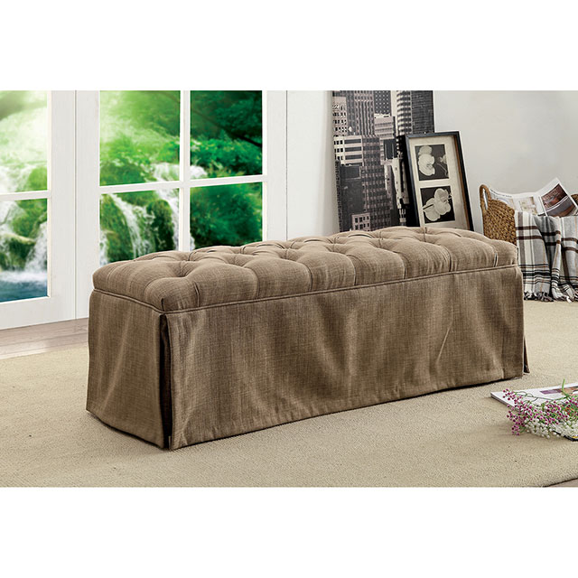 Furniture Of America Payson Transitional Brown Bench Model CM3342BN-BR-3A
