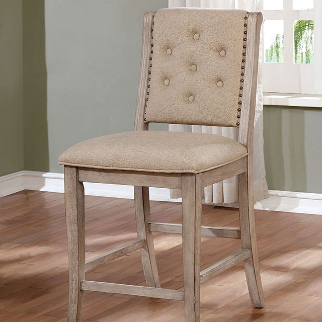 Furniture Of America Ledyard Rustic Rustic Natural Tone Counter Ht. Side Chair (2/Ctn) Model CM3576PC-2PK