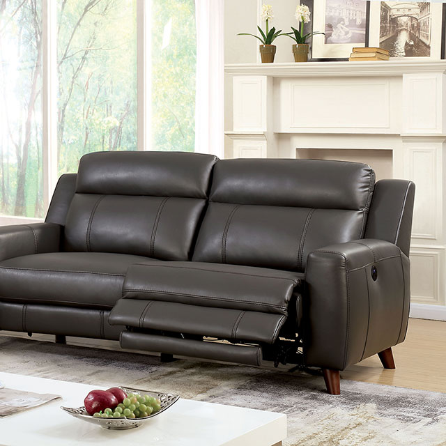 Furniture Of America Rosalynn Transitional Gray Sofa Model CM6804-SF