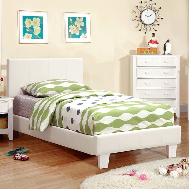 Furniture Of America Winn Park Contemporary White Bed Model CM7008WH-Queen Bed