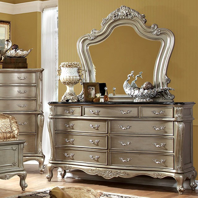 Furniture Of America Johara Traditional Gold/Black Dresser Model CM7090D