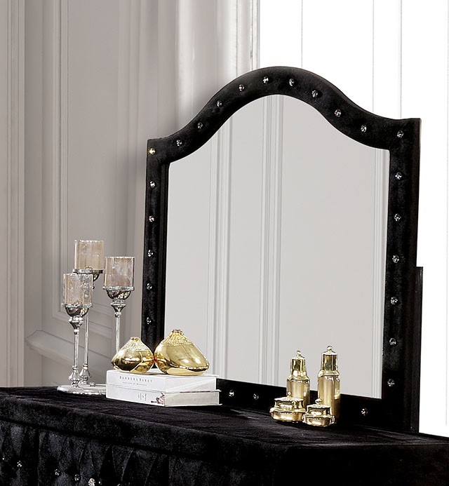 Furniture Of America Alzir Glam Black Mirror Model FM7150BK-M