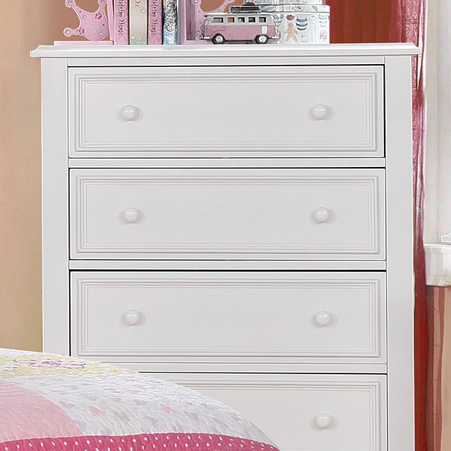 Furniture Of America Olivia Traditional White Chest Model CM7155WH-C