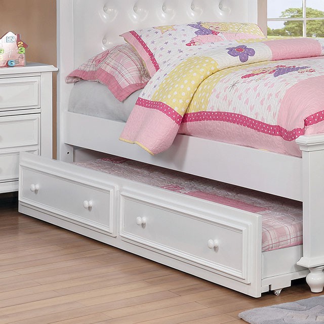 Furniture Of America Olivia Traditional White Trundle Model CM7155WH-TR