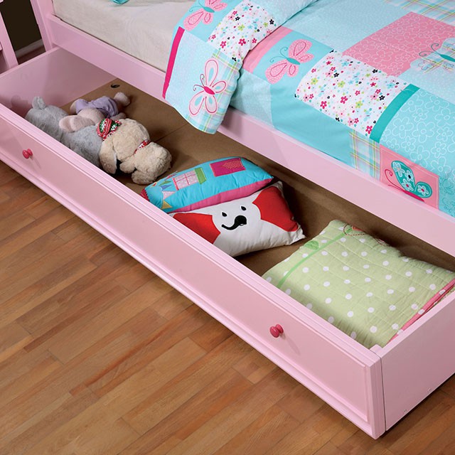 Furniture Of America Dani Transitional Pink Trundle Model CM7159PK-TR-VN
