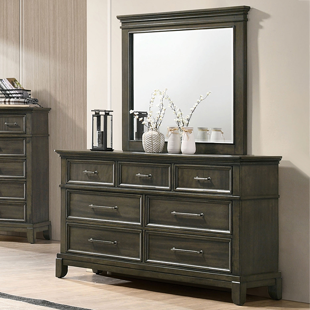 Furniture Of America Houston Traditional Gray Dresser Model CM7221GY-D