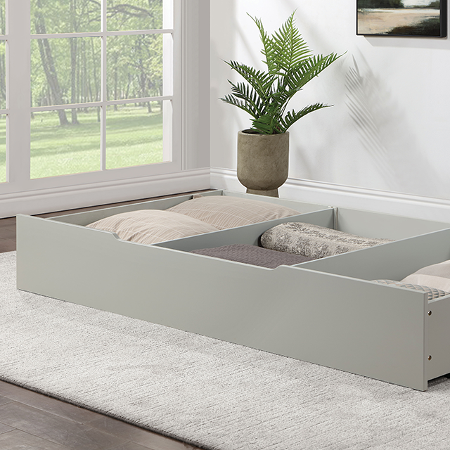 Furniture Of America Lycorida Transitional Gray Trundle/Drawer Model CM7477GY-TR