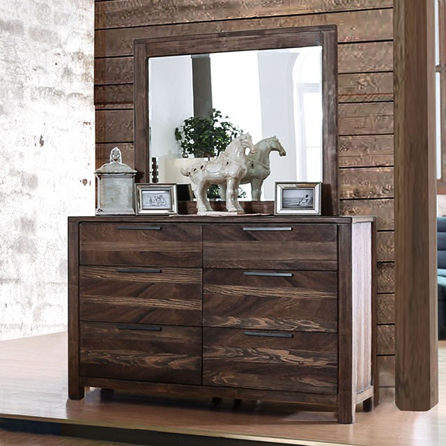 Furniture Of America Hankinson Rustic Rustic Natural Tone Dresser Model CM7576D