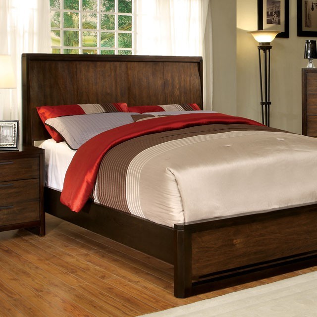 Furniture Of America Corsica Contemporary Tobacco Bed Model CM7608-Queen Bed