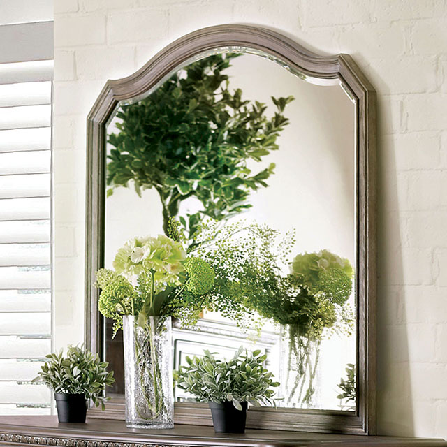 Furniture Of America Persephone Traditional Rustic Natural Mirror Model CM7661M