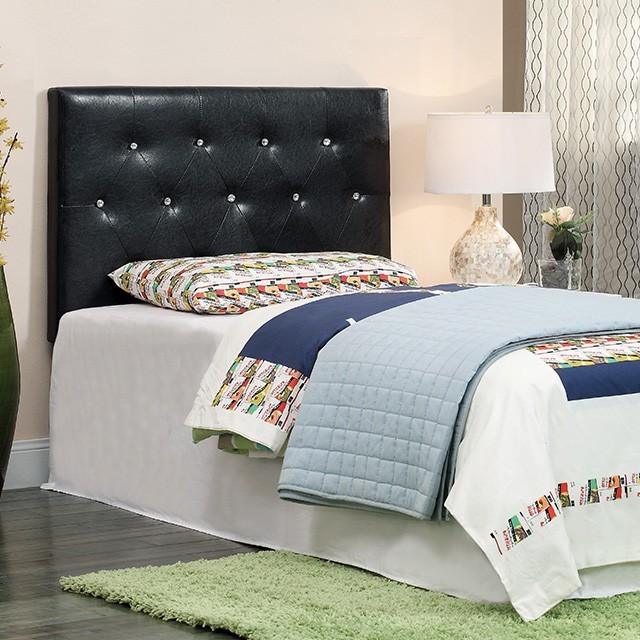 Furniture Of America Velen Contemporary Black Headboard Model CM7949BK-HB-Headboard