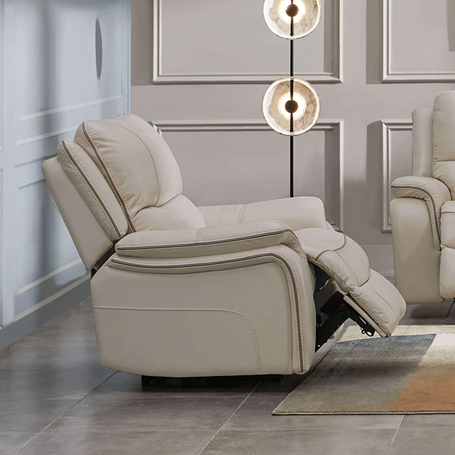 Furniture Of America Henricus Transitional Beige Glider Recliner Model CM9911BG-CH