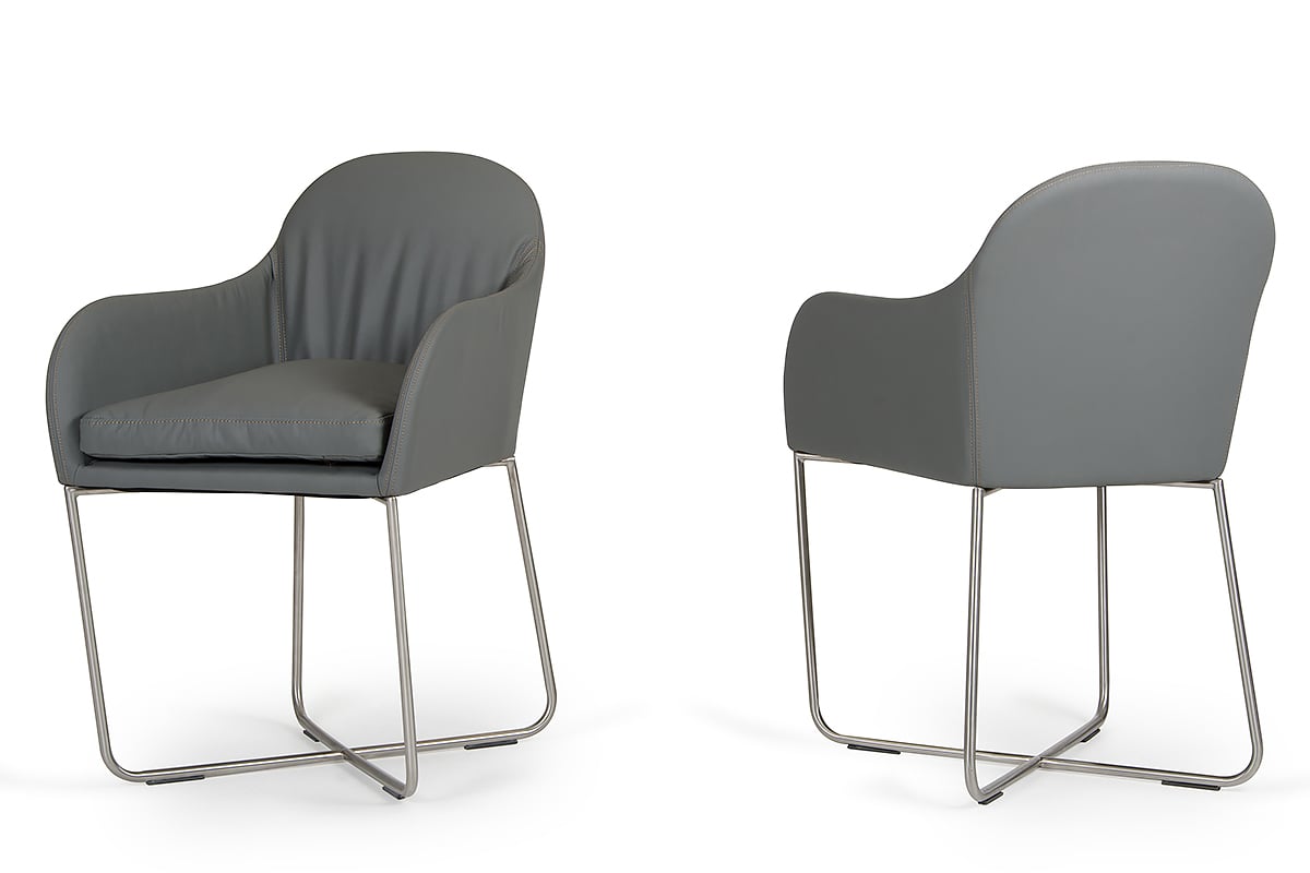 LA Furniture Sweeny Modern Grey Dining Chair VGEDCMI6009-GRY Contemporary Style by Vig Furnitrue Number 72426 Catch Home Goods