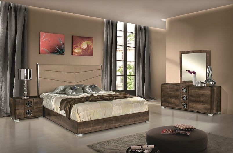 LA Furniture Eastern King Athen Italian Modern Bed VGACATHEN-BED-EK Contemporary Style by Vig Furnitrue Number 70832A Catch Home Goods