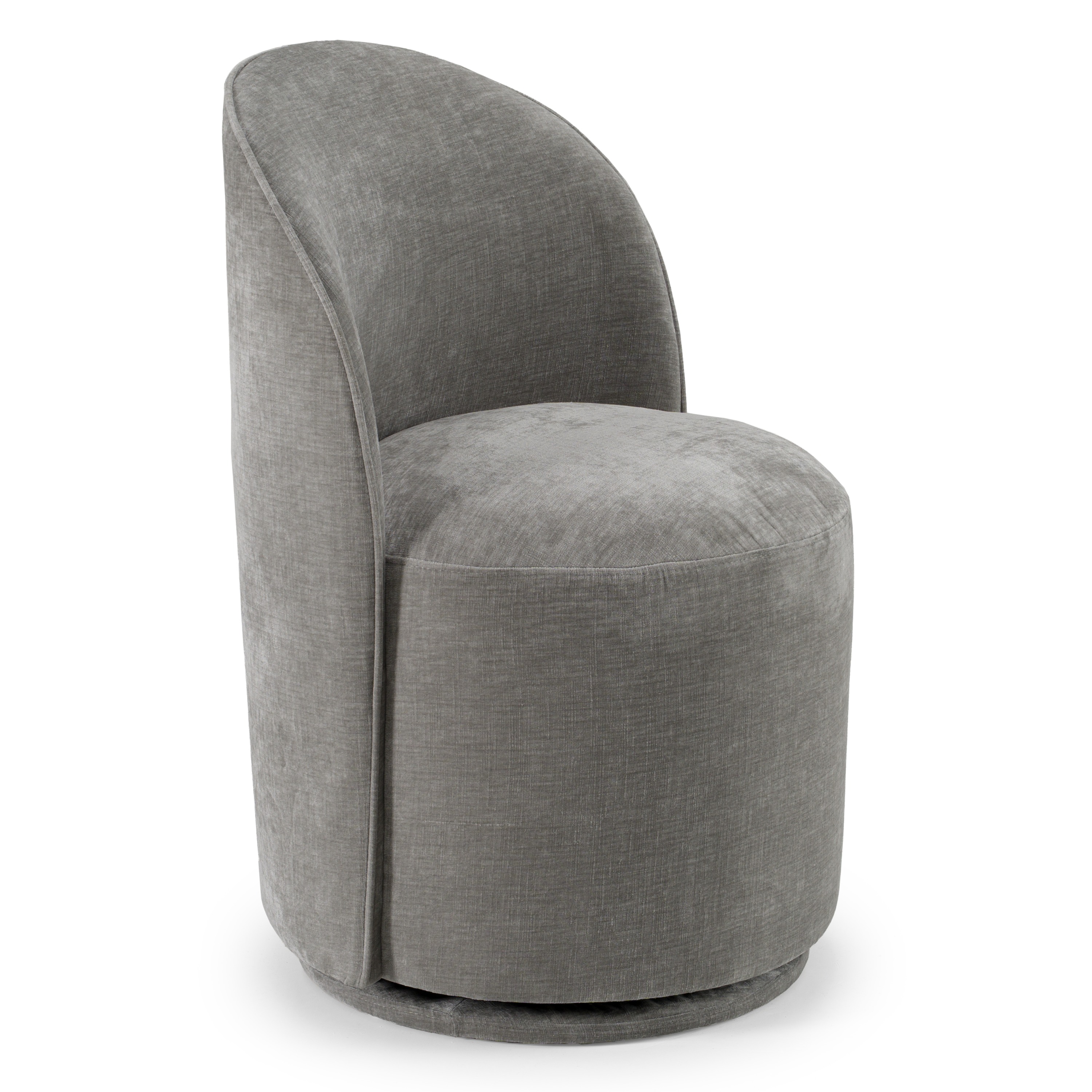LA Furniture Correa Modern Dove Grey Fabric Swivel Dining Chair VGKK-KF.Y1179-DOVE Contemporary Style by Vig Furnitrue Number 82270 Catch Home Goods