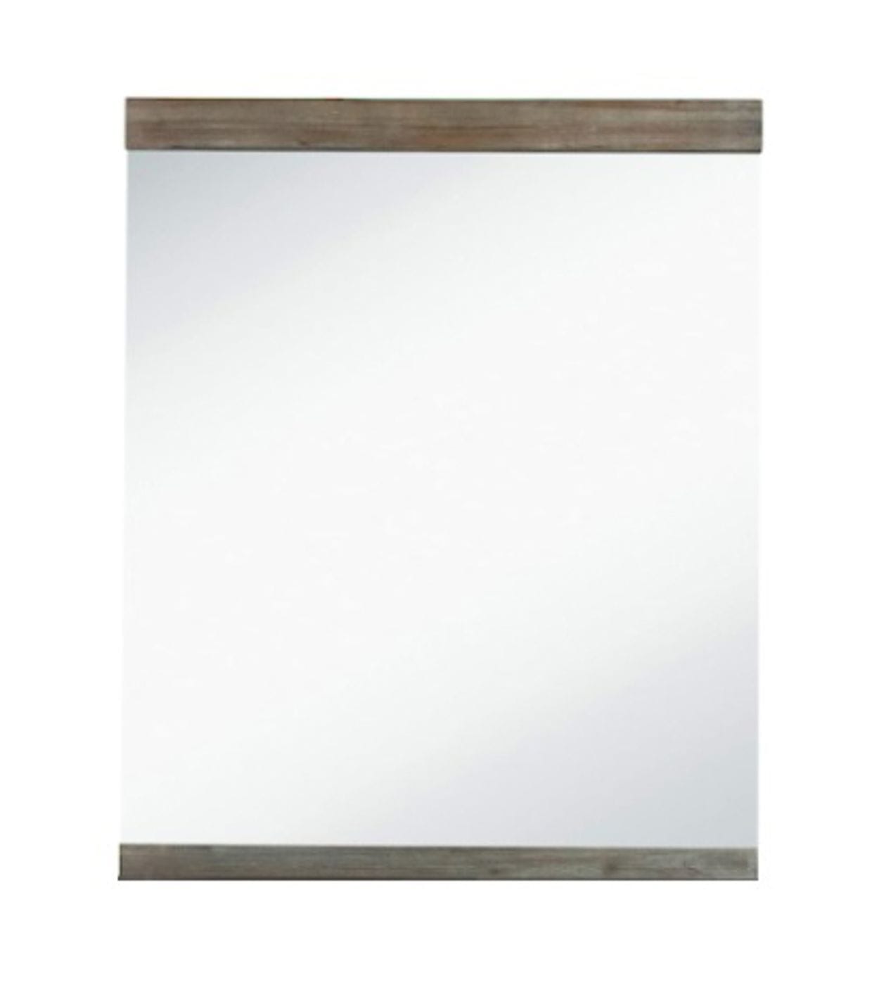 LA Furniture Daisy Mid-Century Dark Acacia Mirror VGWDKYOTO-MIR Contemporary Style by Vig Furnitrue Number 77665 Catch Home Goods