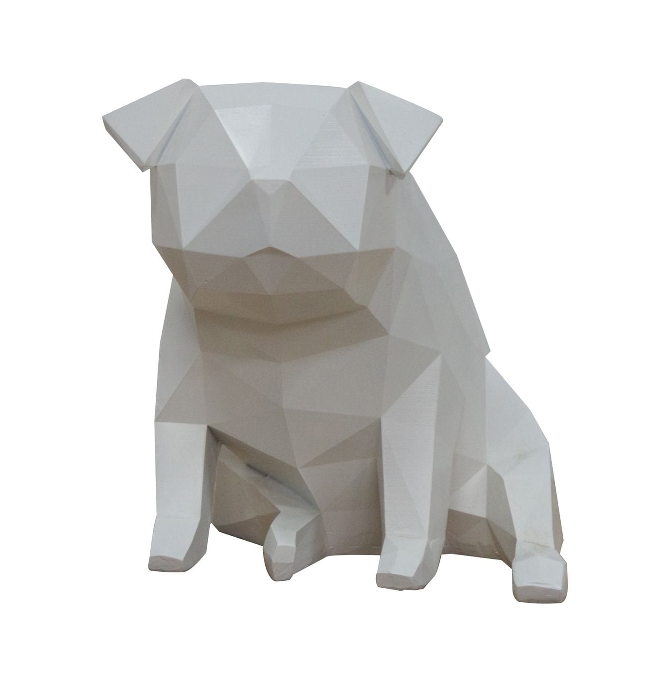LA Furniture Dog Geometric White Sculpture VGTHDS0069-7 Contemporary Style by Vig Furnitrue Number 78017 Catch Home Goods