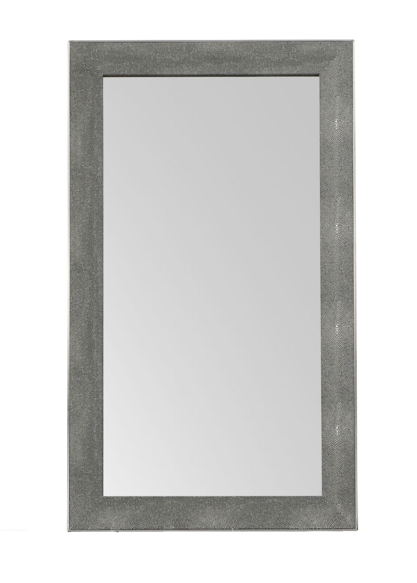 LA Furniture Dynasty Modern Shagreen Mirror VGVCJ2108-M-GRY-MIR Contemporary Style by Vig Furnitrue Number 79095 Catch Home Goods
