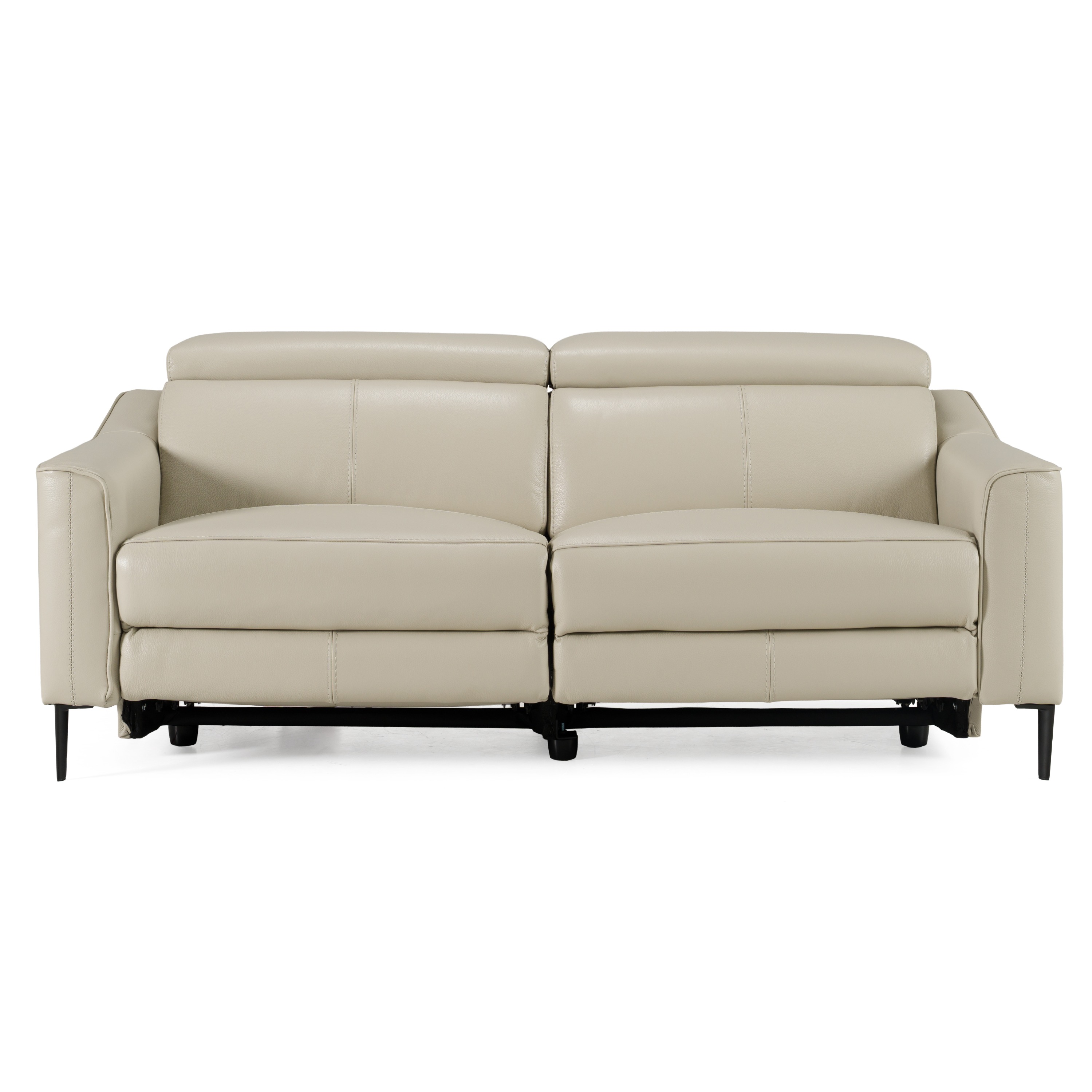 LA Furniture Eden Modern Grey Leather Sofa VGKVKM.5012-GRY-SF Contemporary Style by Vig Furnitrue Number 79254|79254A Catch Home Goods