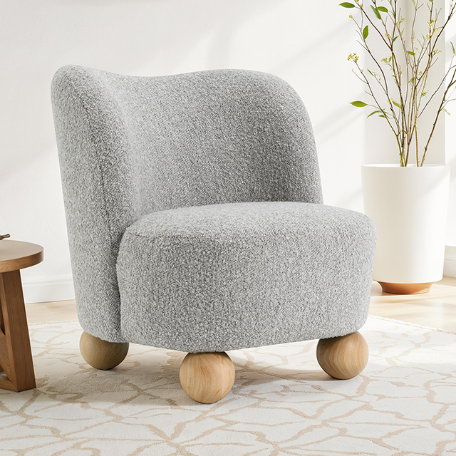 Furniture Of America Karey Contemporary Gray Accent Chair Model FM-AC6010GY