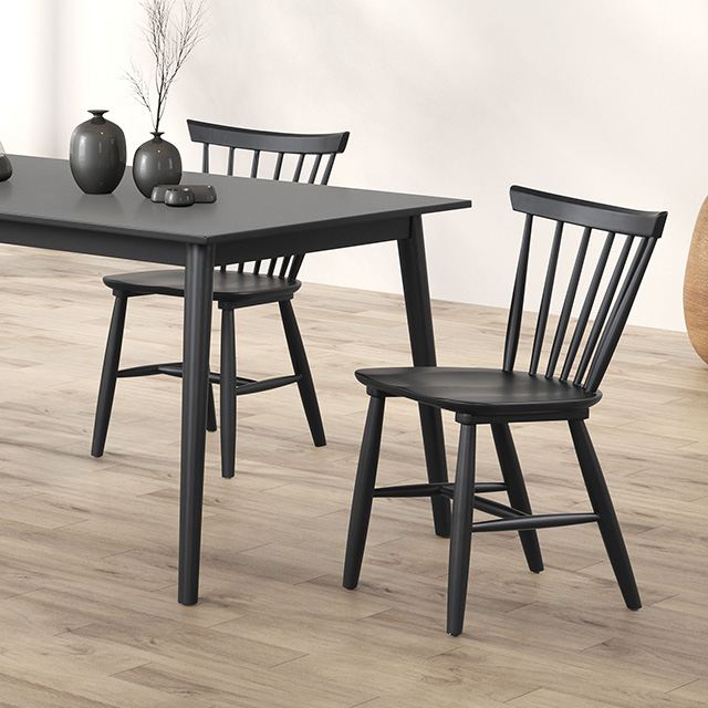 Furniture Of America Beale Mid-Century Modern Black Dining Table Model FM3100BK-T