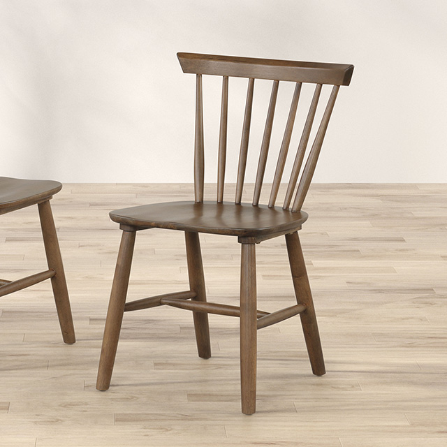 Furniture Of America Beale Mid-Century Modern Walnut Dining Chair (2/Ctn) Model FM3100WN-SC-2PK