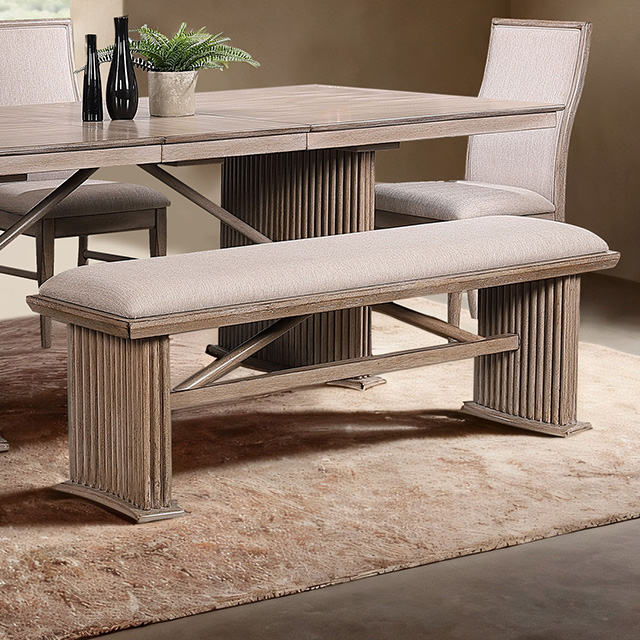 Furniture Of America Ellesmere Modern Contemporary Natural Ash Bench Model FM3230NT-BN-PK